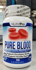 NutraPro Pure Blood - Suplemento para la tensión arterial, 90 cápsulas