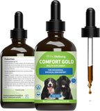Pet Wellbeing Comfort Gold para Perros - Suplemento Herbal Veterinario 118 ml