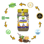 BASIC AYURVEDA Kwath Kadha Polvo Ayurvédico - Mezcla de Especias con Canela, Jengibre y Albahaca Santa - Infusión Herbal Orgánica - 120g
