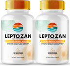 IDEAL PERFORMANCE Leptozan Cápsulas - Suplemento Oficial, Fórmula Premium Natural (2 Paquetes)