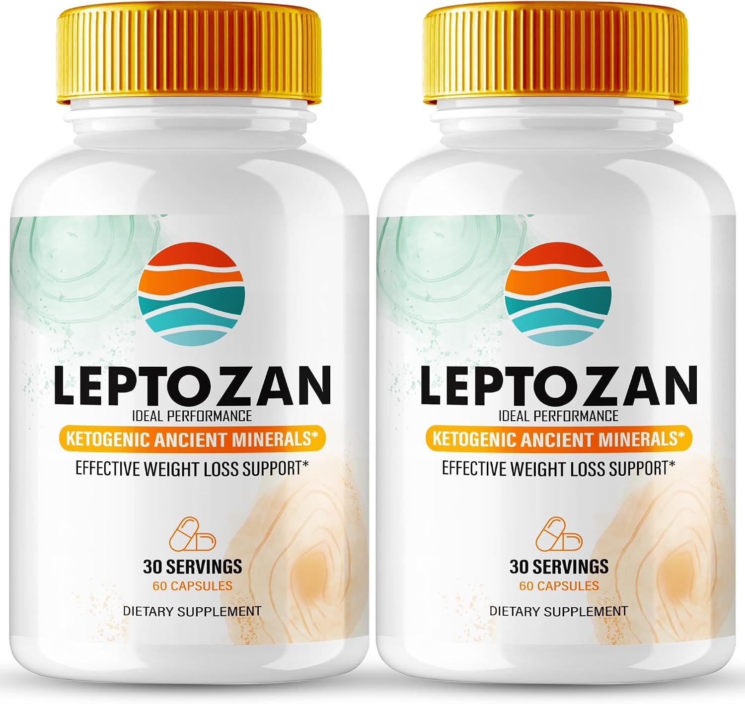 IDEAL PERFORMANCE Leptozan Cápsulas - Suplemento Oficial, Fórmula Premium Natural (2 Paquetes)