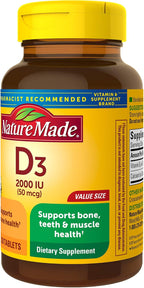 Nature Made Vitamina D3 2000 IU – 220 Comprimidos