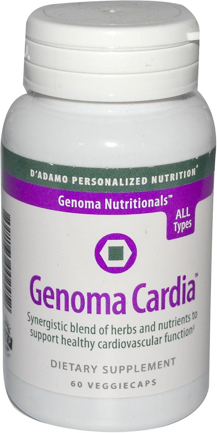 D'Adamo Personalized Nutrition - Genoma Cardia 60 cápsulas vegetales