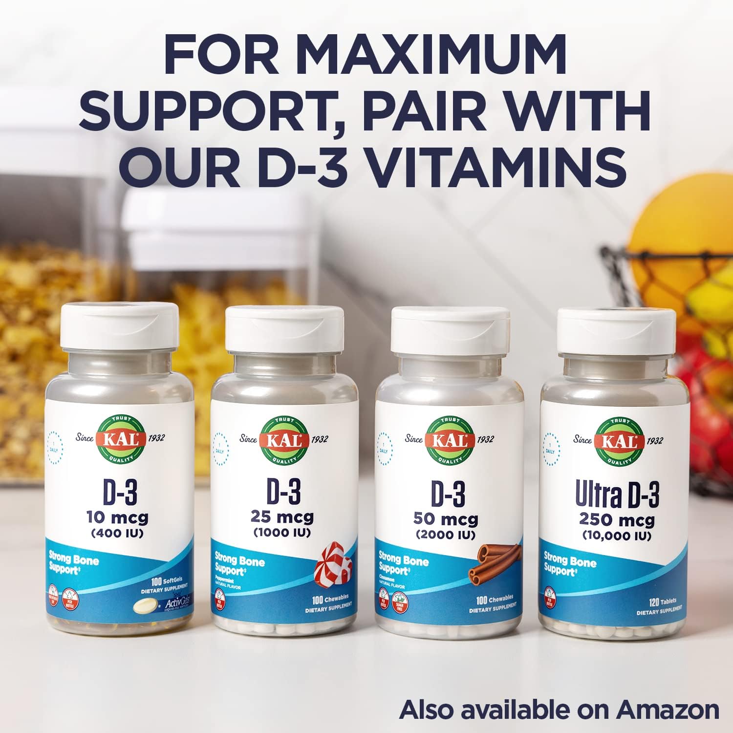 KAL Vitamina K2 MK7 ActivMelt 100 mcg - 60 Comprimidos de Disolución Oral - Sabor Frambuesa Natural