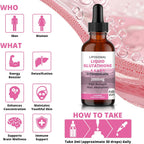 Glutatión Liposomal 2000 mg con Vitamina C - Suplemento Líquido Antioxidante