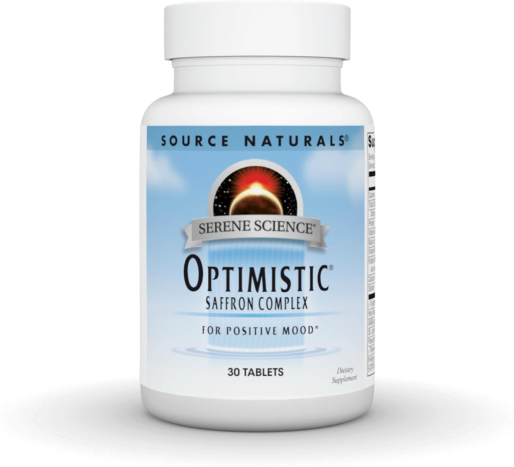 Source Naturals Serene Science Optimistic Saffron Complex - 30 Comprimidos