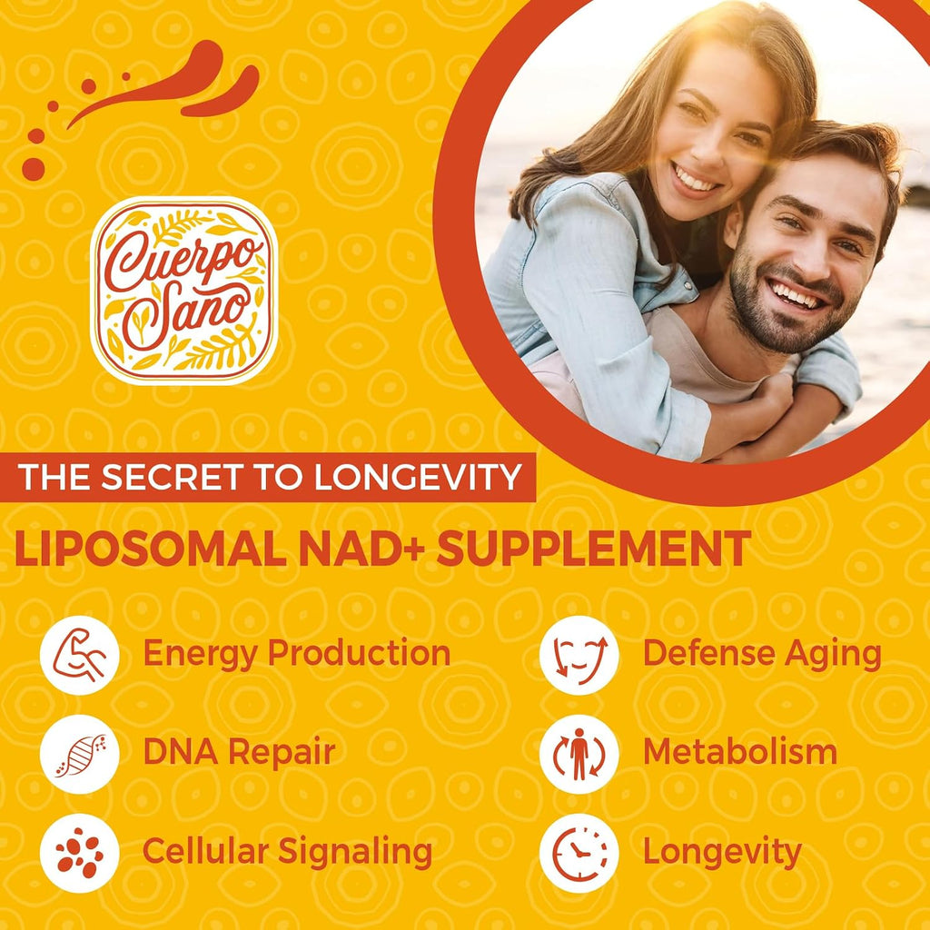 Cuerpo Sano NAD+ Liposomal 2000 mg – 60 Cápsulas Blandas