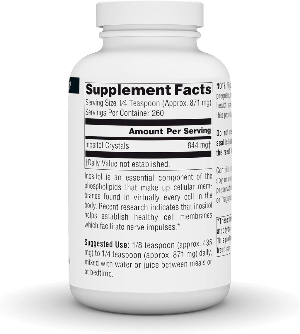 Source Naturals Pure Inositol 844 mg - 227 g (8 oz) Cristales