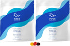 Piper LDL Clinical Strength Gomitas para el Colesterol Saludable (2280 mg de Ésteres de Esteroles Vegetales al Día) - Dos Paquetes de 60 Gomitas, Vegano