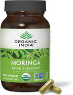 Cápsulas de Moringa Ecológicas - ORGANIC INDIA - 60 Cápsulas
