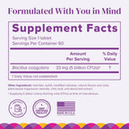 BariMelts Probiotic, 5 Billion CFU - 60 Rapid Dissolve Tablets (2-Month Supply) - Sugar-Free Probiotic for Women, Supports Gut Health after Bariatric Surgery, Natural Cherry Flavor