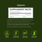 Swanson Apigenin – 90 Cápsulas, 50 mg