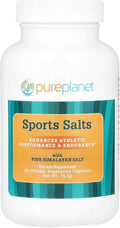 PURE PLANET Sports Salts - Electrolitos Vegetarianos, 90 Cápsulas