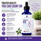 Life Solutions Gotas de Vitamina B3 Niacinamida 60 ml | Suplemento Sin Sofocos