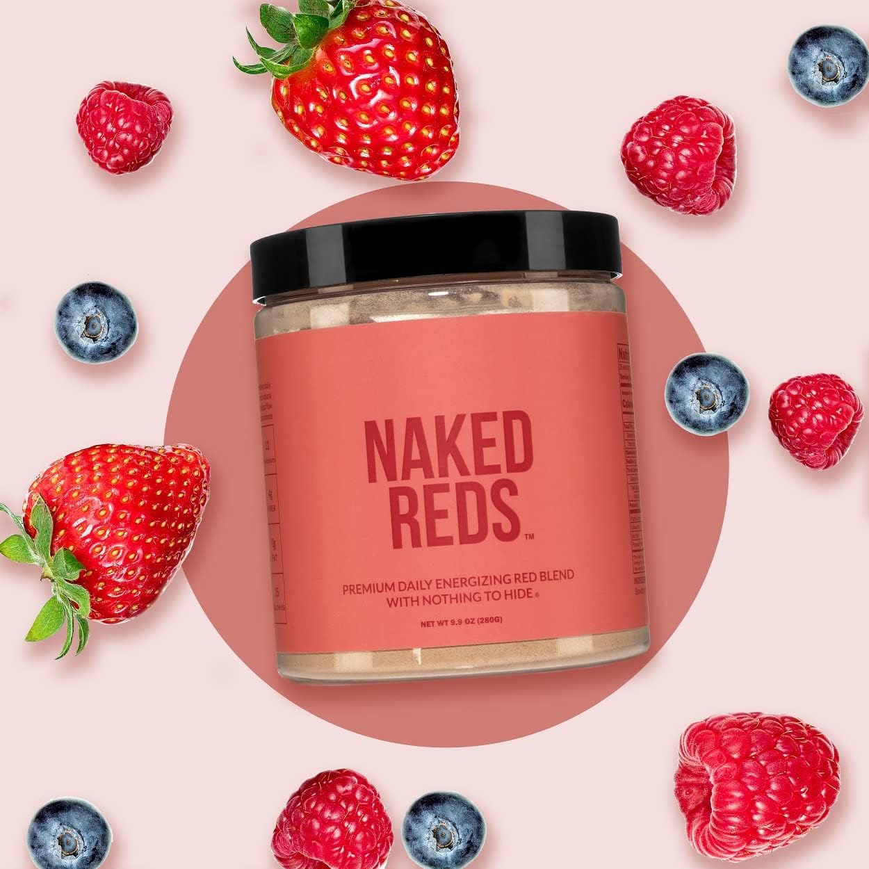 NAKED Reds Superfood Powder - Mezcla de Frutas Rojas, 28 porciones