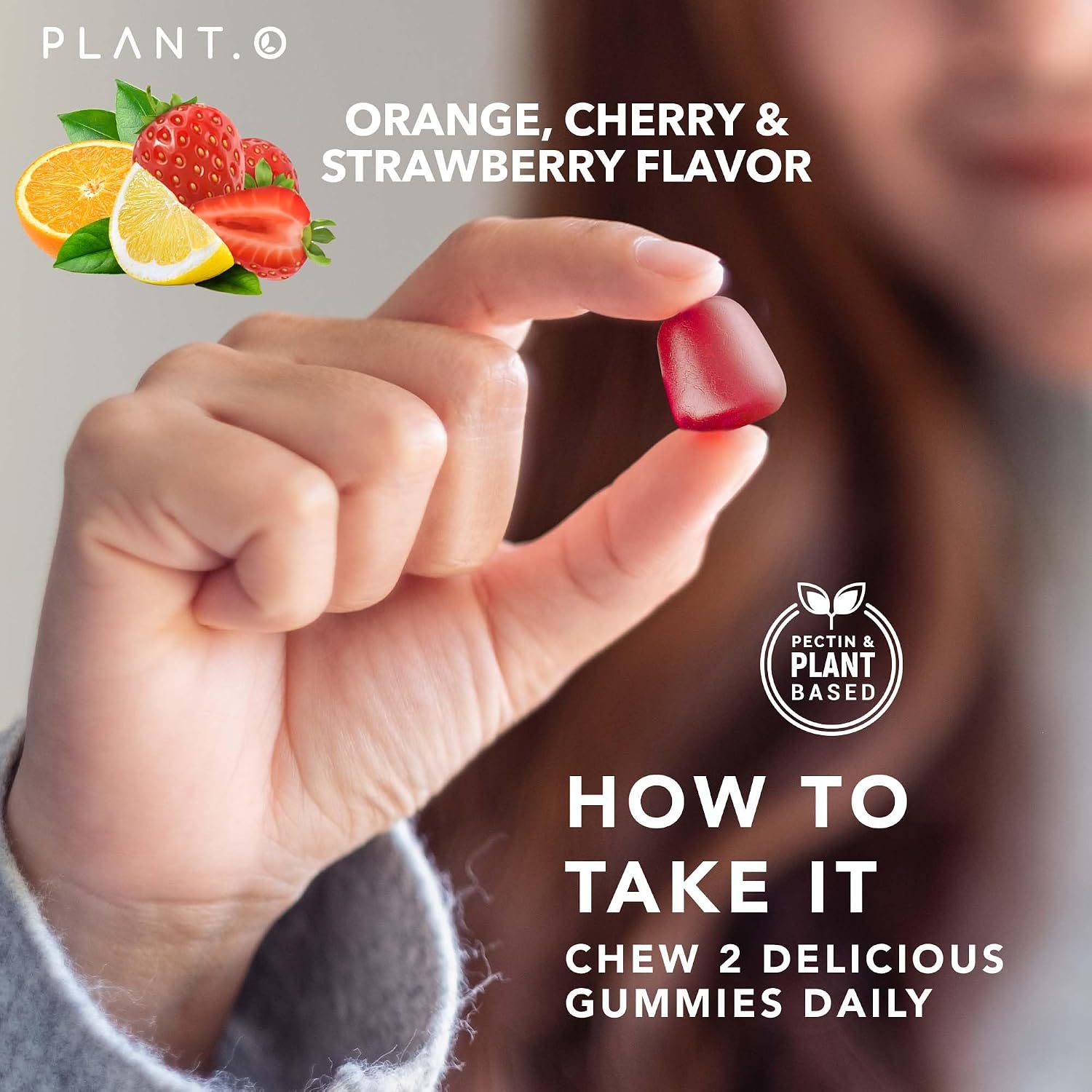 Gominolas Multivitamínicas Completas para Adultos – Mezcla de Vitaminas A, B, C, D, E, Zinc y Biotina – Energía e Inmunidad – 90 Gominolas Veganas Sin Gluten