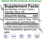 HoneyCombs Gotas Líquidas de Vitamina B5 (Ácido Pantoténico) - 8 oz