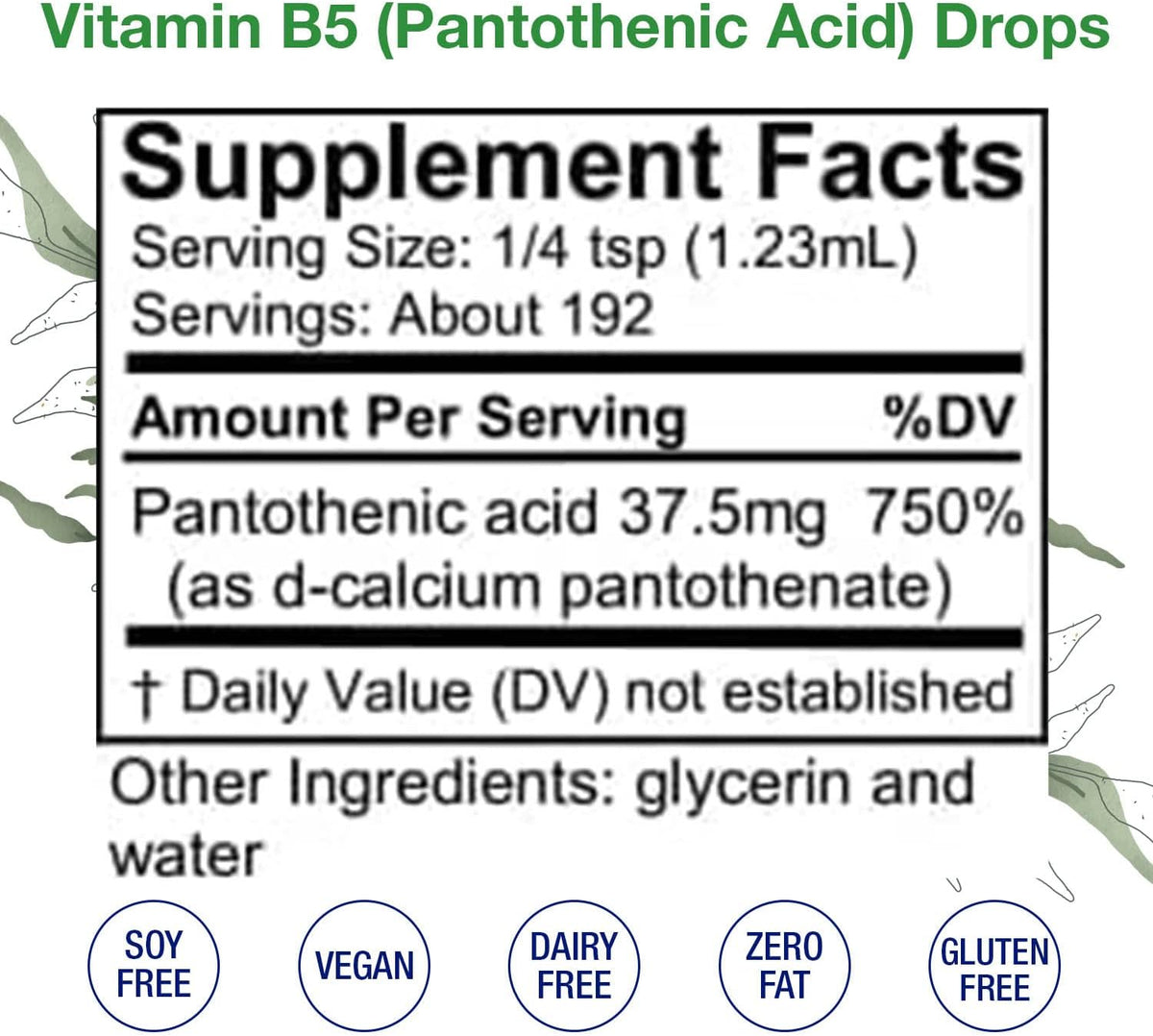 HoneyCombs Gotas Líquidas de Vitamina B5 – Contribuye al metabolismo energético normal. – Image 4