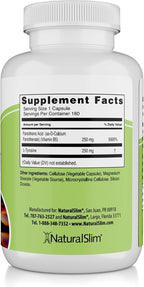 NaturalSlim Stress Defender Suplemento para el Estrés, Fórmula de Equilibrio de Cortisol con Vitamina B5 y L-Tirosina, Apoyo al Sueño y Metabolismo, 180 Cápsulas Vegetales (3 Paquetes)
