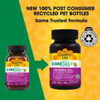 Country Life Women’s Core 1 Multivitamínico Diario para Mujeres con Hierro, Arándano Rojo, Probióticos y Enzimas Digestivas, 60 Comprimidos