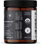 Erbology Polvo de Dulse Orgánico del Atlántico 3.2 oz (90 g) - 90 Porciones - Rico en Yodo y Hierro - Sin OGM