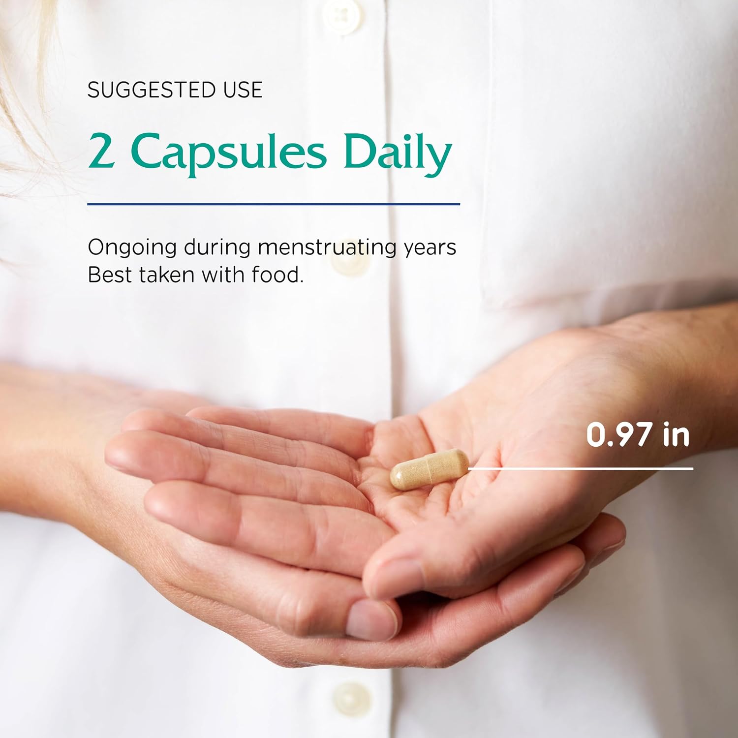 Vitanica Women's Phase I - Apoyo Premenstrual Vegano, 120 Cápsulas