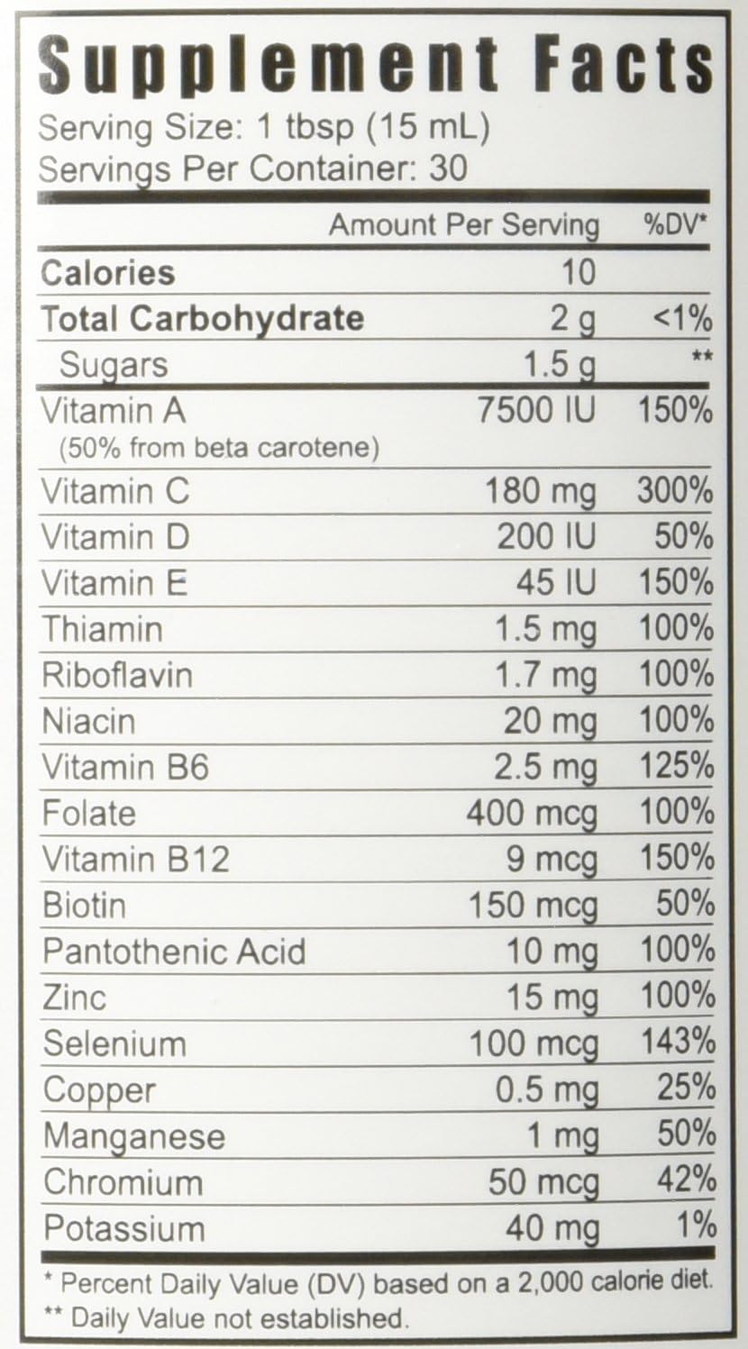 Youngevity Bio Fuel - Suplemento multivitamínico líquido premium Biometics - Nutrición diaria completa con antioxidantes, vitaminas, minerales y apoyo energético (30 porciones)