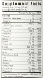 Youngevity Bio Fuel - Suplemento multivitamínico líquido premium Biometics - Nutrición diaria completa con antioxidantes, vitaminas, minerales y apoyo energético (30 porciones)