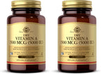 Solgar Vitamina A Seca 1500 mcg (5000 UI) - 100 Comprimidos