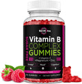ReviNutra Complejo B en Gominolas con Vitaminas C, Zinc, Magnesio y CoQ10, 60 Gominolas Sabor Frambuesa