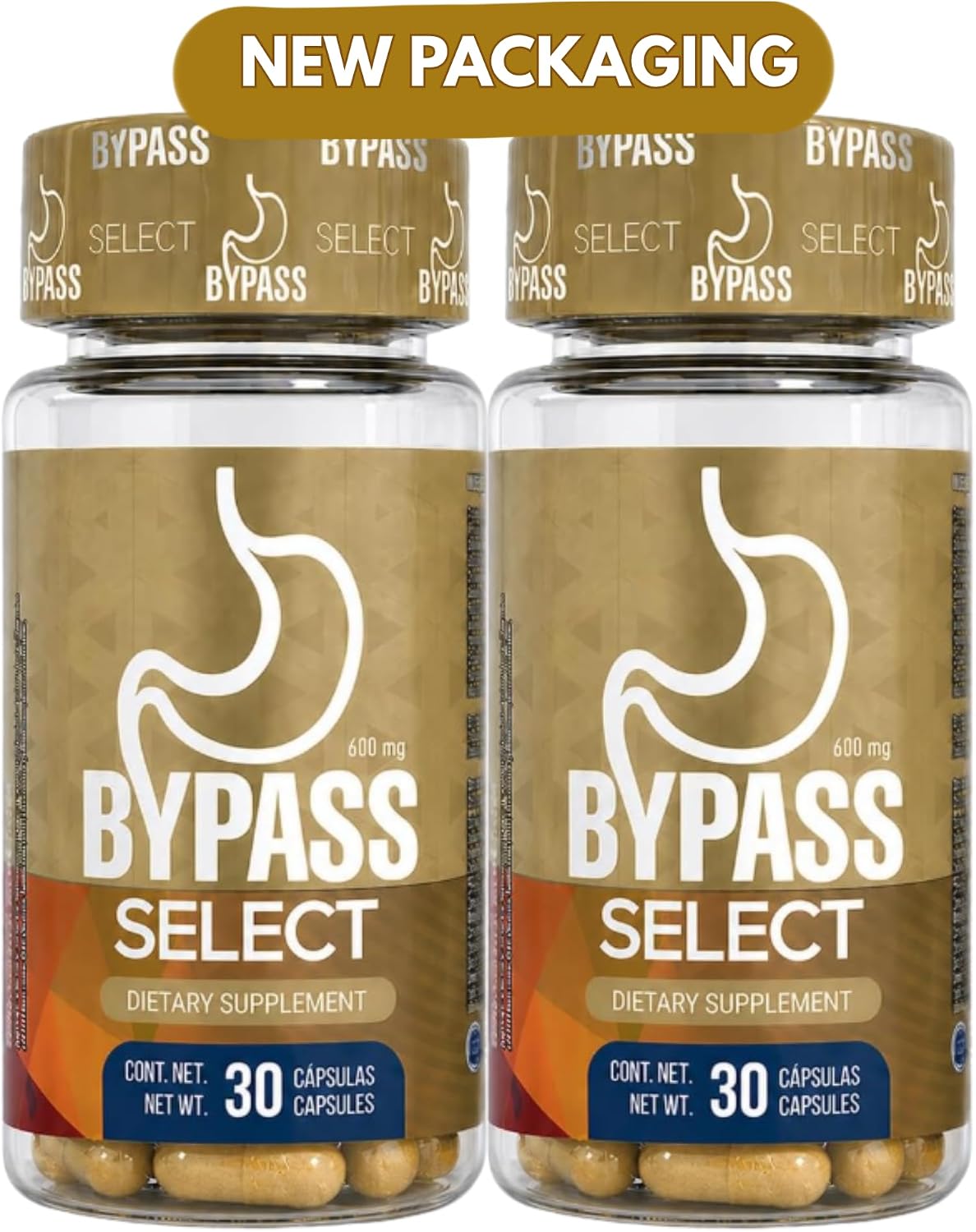 Dendas Bypass Select | Soporte de bienestar diario - 2 Botellas (30 Cápsulas cada una)