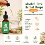 Tintura de Milenrama Orgánica - Extracto Líquido Sin Alcohol para Mujeres - 30 ml