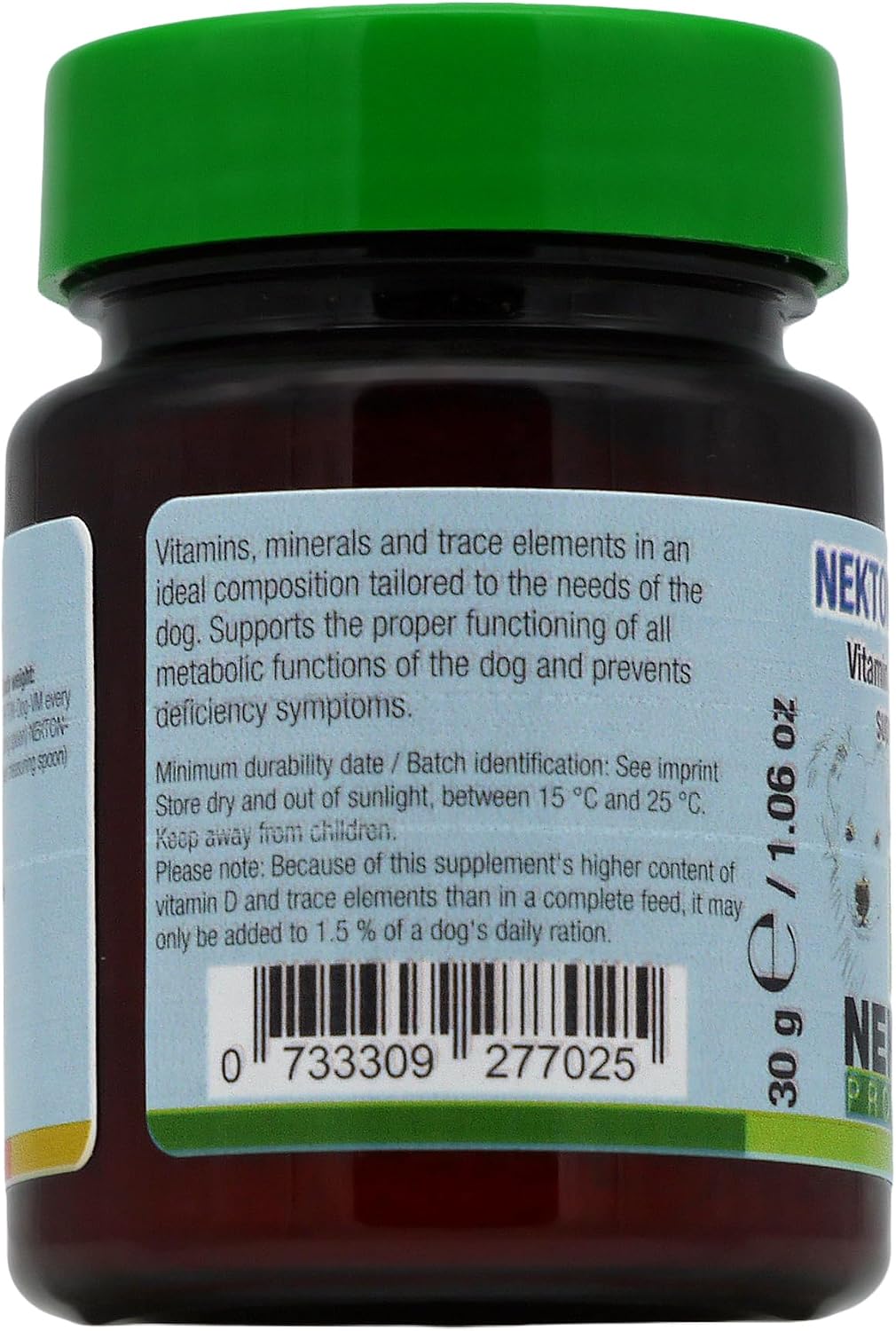 Nekton Dog-VM Suplemento Vitaminas y Minerales para Perros, 30g