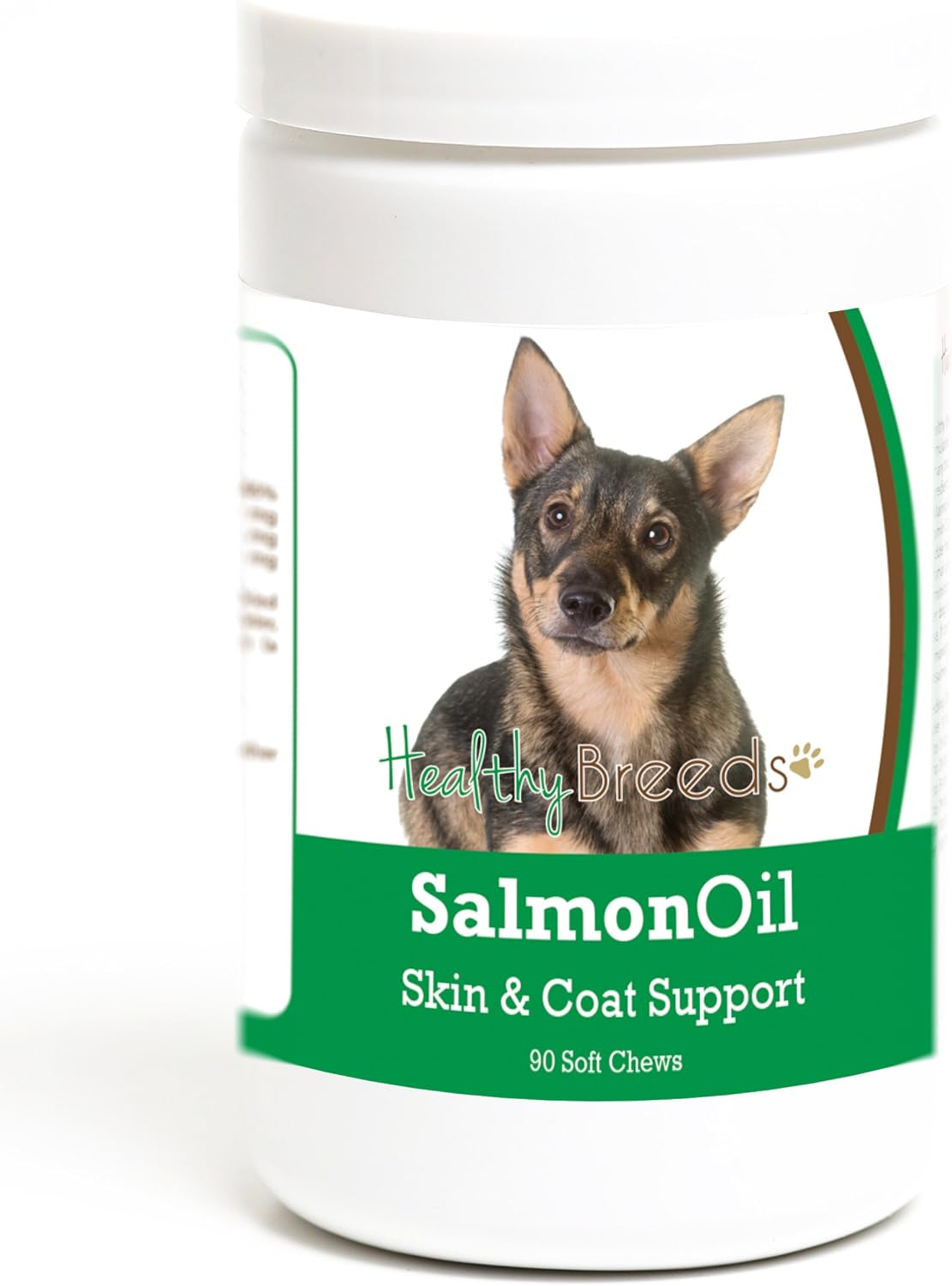 Healthy Breeds Swedish Vallhund Salmon Oil Soft Chews 90 Count – Image 1