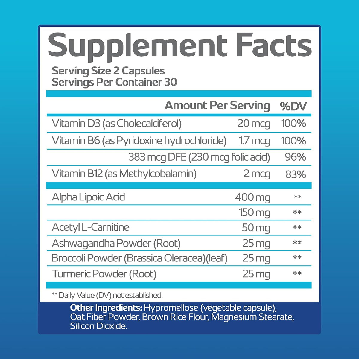 Nerve Recovery Max - Suplemento Avanzado para Apoyo Nervioso con Vitamina D3 y Ácido Alfa Lipoico, 120 Días (4 Botellas) – Image 2