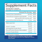 Nerve Recovery Max - Suplemento Avanzado para el Soporte Nervioso con Vitamina D3 y Ácido Alfa Lipóico - No Transgénico - 30 Días