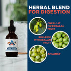 Ayush Herbs Trifal Gotas Niños - 60 ml (80 dosis) | Gotas digestivas ayurvédicas sin alcohol