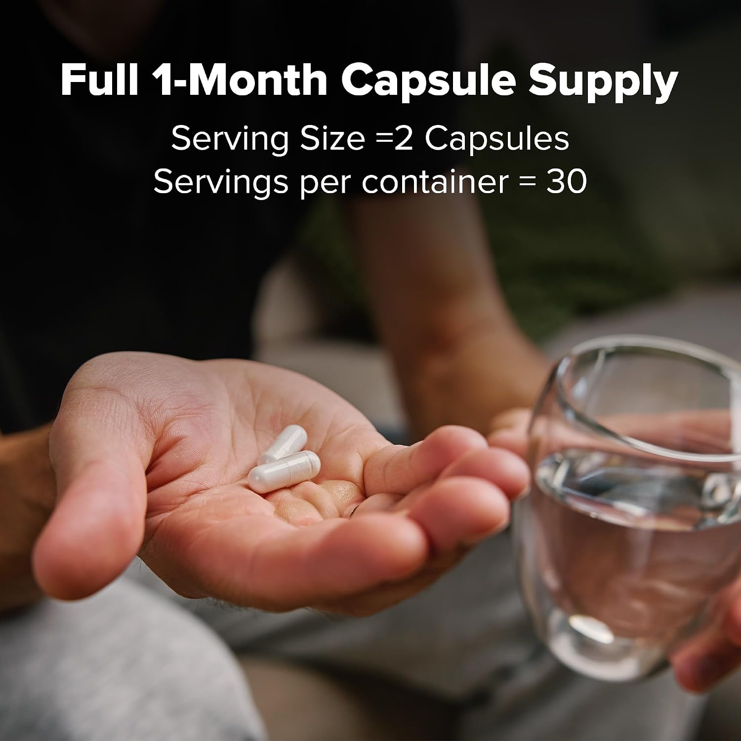BREATHE PM, Cápsulas Nocturnas 6 en 1 con Mullein para la Salud Pulmonar (60 Cápsulas - 30 Días)