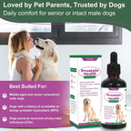 Ourea Gotas Prostáticas para Perros - Suplemento Herbal Líquido