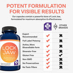 MD.LIFE Lock Jaw Assistance - Suplemento para Alivio de la Mandíbula - 60 Cápsulas Veganas - Doble Potencia