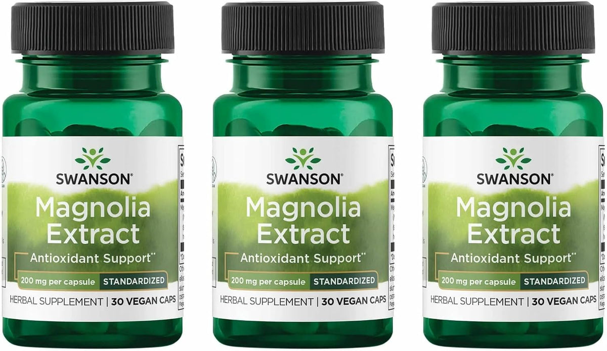 Swanson Corteza de Magnolia – Suplemento Herbal Tradicional – 200 mg, 30 Cápsulas (Pack de 2) – Image 9