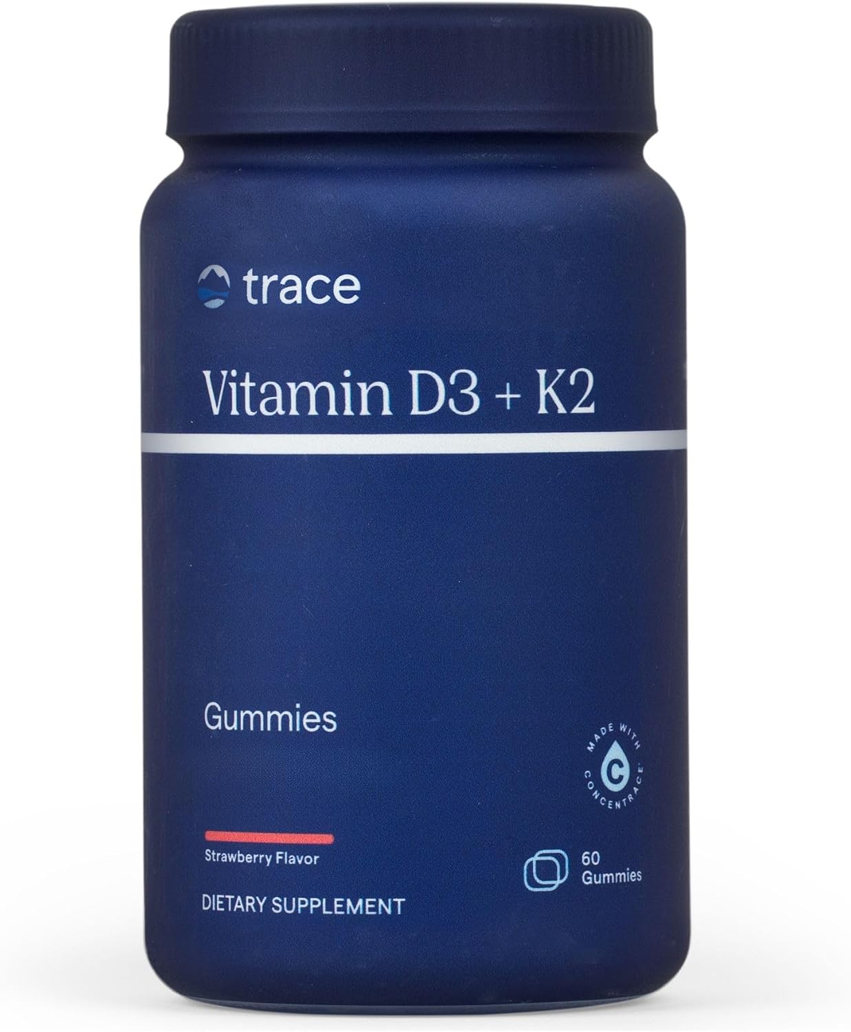 Trace Minerals Vitamin D3 + K2 Gummies - 60 gominolas veganas