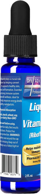 Dr's Advantage Vitamina B2 (Riboflavina) Líquida - 2 oz (59 ml)