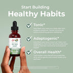 Gotas Orgánicas de Albahaca Sagrada (Holy Basil) de MaryRuth's | 590 mg | Extracto Líquido | Vegano | Sin Gluten | 30 ml