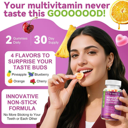 Totaria Multivitamínico para Mujeres sin – Selenio y yodo: contribuyen a la función tiroidea normal. – Image 7