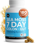Atlantic Naturals Sea Moss 7-Colon Cleanse Powder – Sabor Piña, 397 g