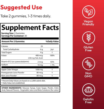 Justified Laboratories Vital Grow XL – Vitamina B12 (como metilcobalamina): Contribuye al metabolismo energético y – Image 7