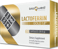 bioQuad Lactoferrin Gold 1.8 – Apoyo Inmunitario, Salud Digestiva y Absorción de Hierro – Sin Lactosa, Sin Gluten, No GMO (60 Cápsulas)