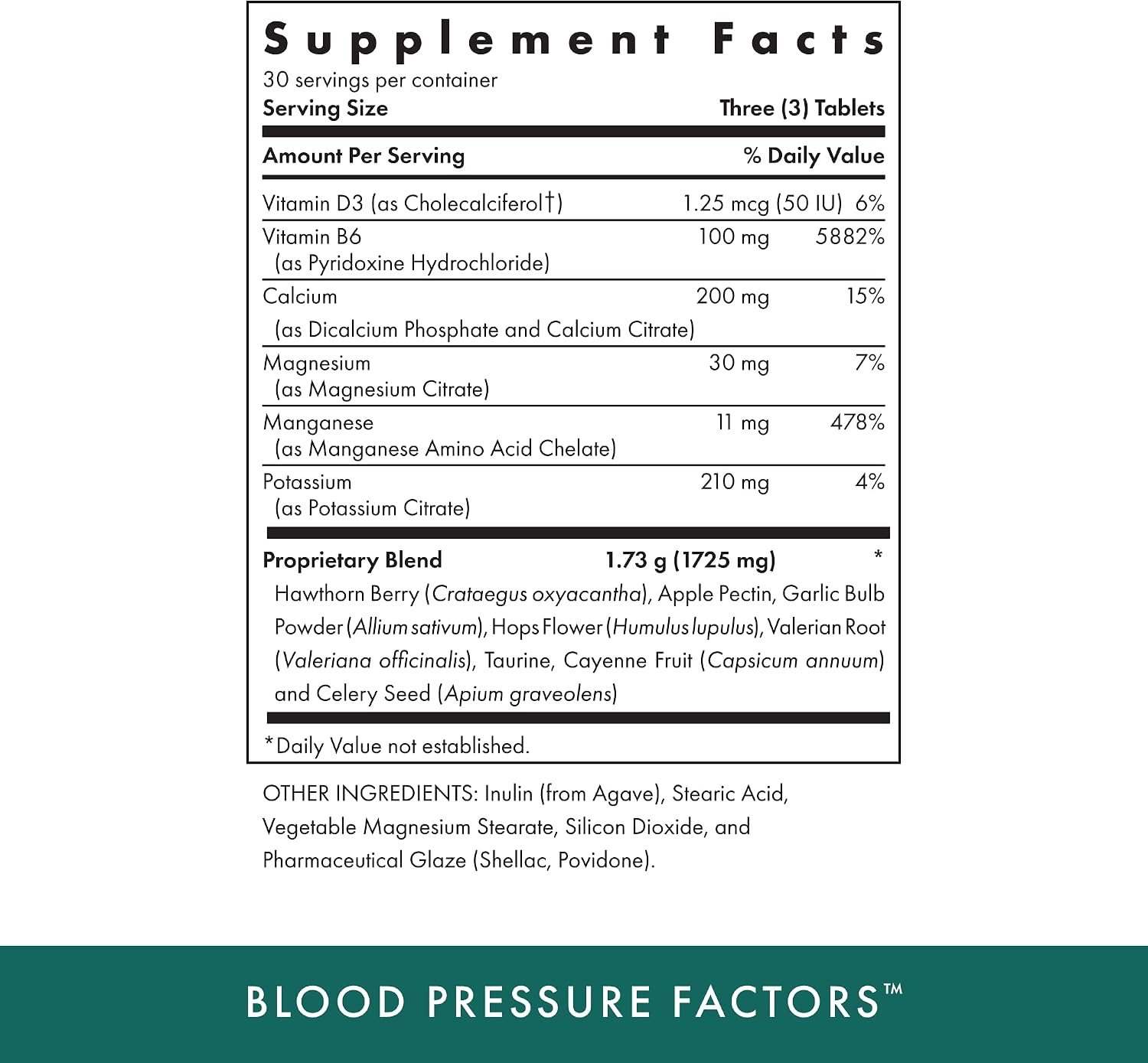 MICHAELS NATUROPATHIC Factores para la Presión Arterial, 90 comprimidos