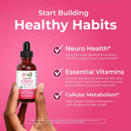 MARYRUTH'S Organics Complejo B | Gotas Líquidas de Vitaminas B | Biotina | B12 | Niacina | Folato | Apoyo Metabólico | Vegano | Orgánico | Sin Gluten
